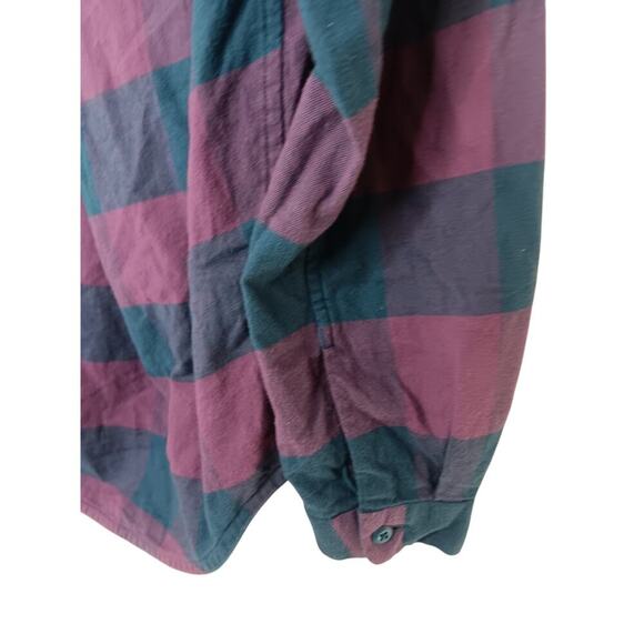 Lululemon Full Day Ahead Flannel Button Down Shirt SZ 4 - Picture 8 of 14